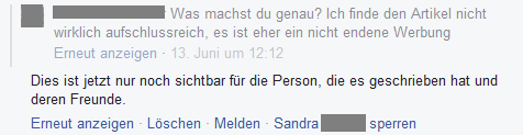 Facebook Gruppenregeln